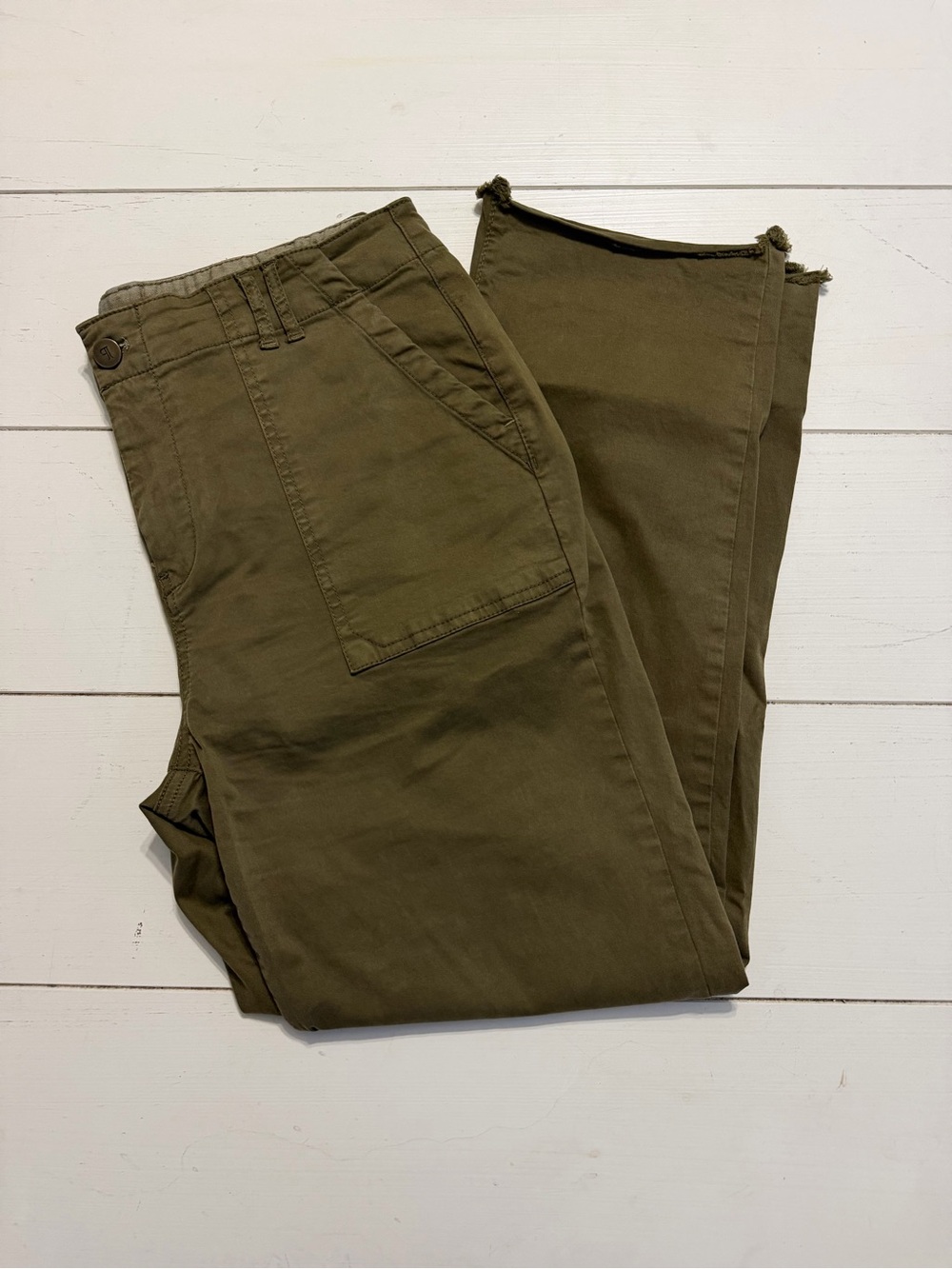 Pilcro Slim Straight Utility Pants